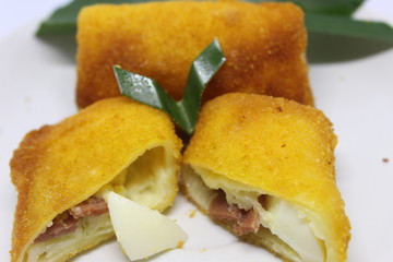 Delicious  and crispy Rissole with mayonnaise from Indonesian 
