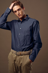 Fototapeta premium portrait of a handsome young man