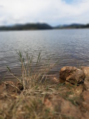 lake in the mountains