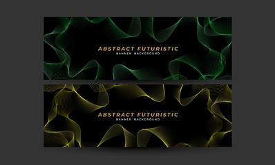 Abstract banner futuristic background, Abstract art wallpaper. Vector illustration.