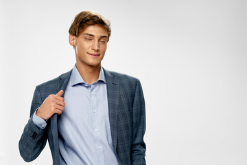Naklejka premium portrait of a handsome young man
