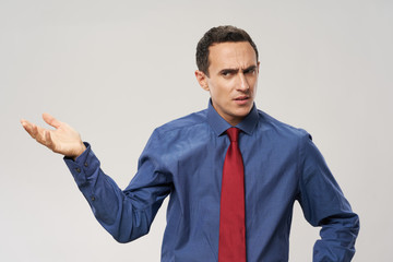 young businessman pointing at you