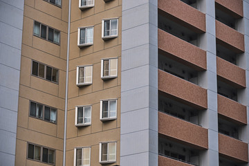facade of modern building