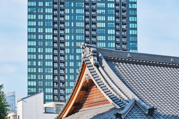 Naklejka premium modern architecture in tokyo