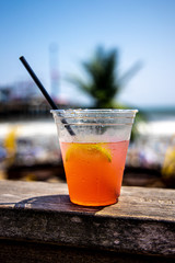 cocktail on the beach