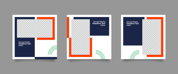 Modern promotion square web banner for social media post template. Elegant sale and discount promo backgrounds for digital marketing