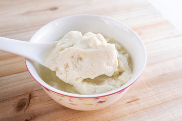 Chinese traditional snack tofu brain