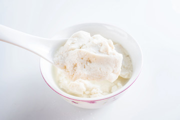 Chinese traditional snack tofu brain