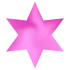 Blurred background in the form of hexagram.