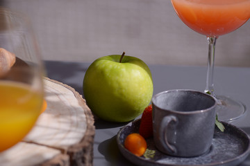 pomme verte petit déjeuner