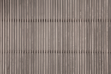 Surface of dark brown wooden wall, texture of decorative old wood striped, Rustic style wallpaper. Timber texture, background with horizontal boards, texture from wooden planks.