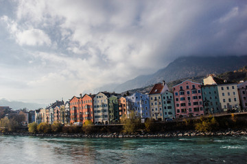 Standing across the river, Innsbruck, Austria