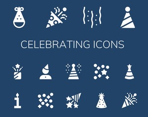 celebrating icon set