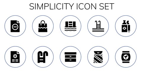 simplicity icon set
