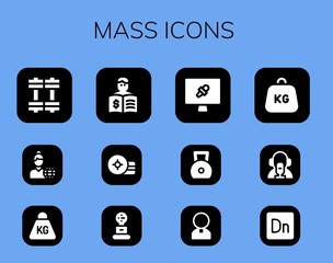 mass icon set