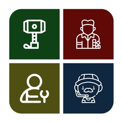 improvement simple icons set