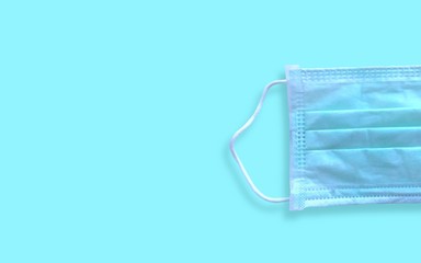 Medical mask for corona or covid-19 virus ,safety breathing masks for virus inflection,isolated on...