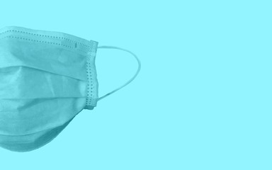 Medical mask for corona or covid-19 virus ,safety breathing masks for virus inflection,isolated on...