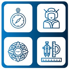 Set of east icons