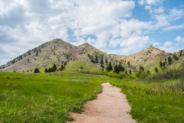 A gorgeous view of the rocky landscape of Bear Butte State Park, South Dakota