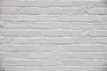 Patterned white brick wall background