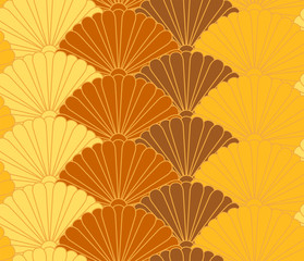 Obraz premium Beautiful Chrysanthemum crest Japanese style pattern