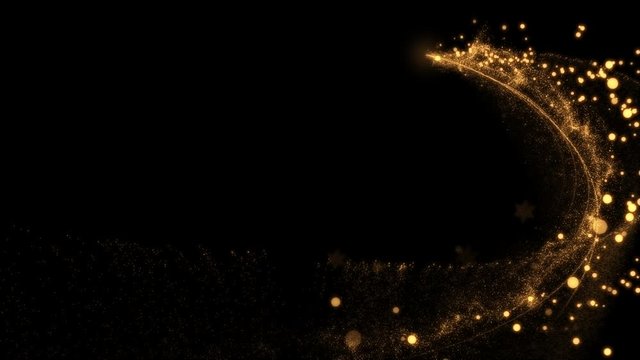 Background Abstrct Glow Particle Bokeh.Background seamless loop.
