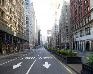 quarantine in New york 2020
empty streets of New York