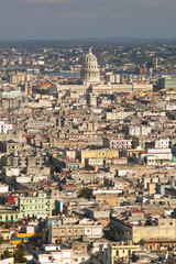 Fototapeta na wymiar Havana, Cuba with the Capitola in view