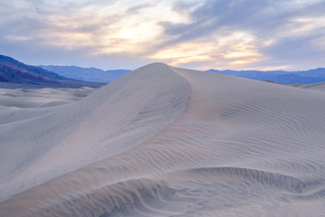 Sand Dune at the Mesquite Sand Dunes in Death Valley National Park