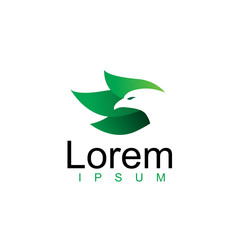 eco, green, leaf logo design. modern icon, template vector
