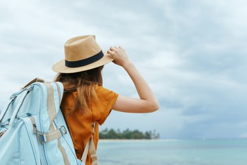 young woman on the beach