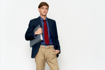 portrait of a handsome young man