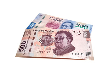 Billete de 500 pesos mexicano