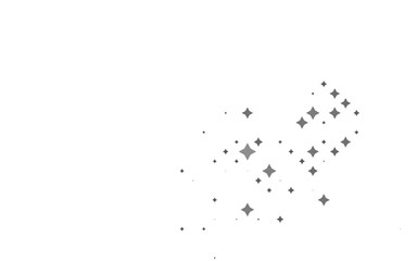 Light Black vector layout with bright stars. Glitter abstract illustration with colored stars. Best design for your ad, poster, banner.