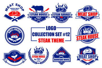 Logo Collection Set - Steak Theme