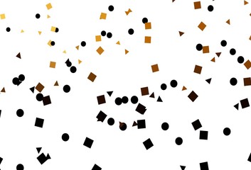 Light Orange vector layout with circles, lines, rectangles.