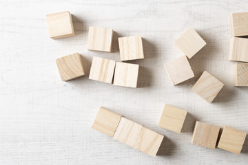 木製のブロック