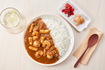 シーフードカレー