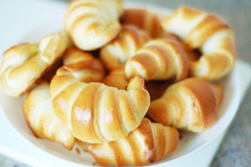homemade french croissants
