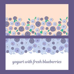 blueberry two seamless design