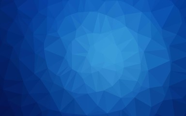 Fototapeta premium Light BLUE vector blurry triangle texture. Creative illustration in halftone style with gradient. Polygonal design for your web site.