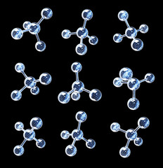 Set of abstract molecular structure