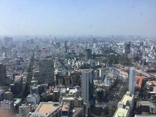 Obraz premium aerial view of Ho Chi Minh City