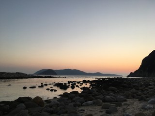 Kashiwa island, Kouchi, Japan Twilight