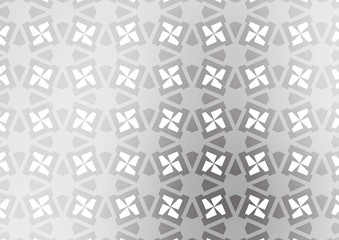 Light Silver, Gray vector pattern in polygonal style with cubes. Decorative design in abstract style with lines, cubes. Smart design for your business advert.