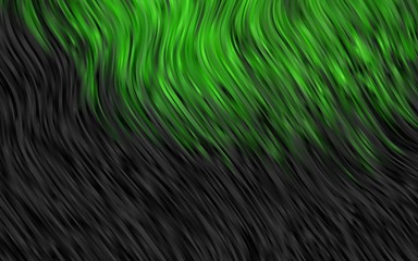 Obraz premium Light Green vector pattern with liquid shapes. Creative illustration in halftone marble style with gradient. The elegant pattern for brand book.