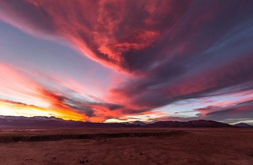 Unterwegs mit dem Auto in Chile.