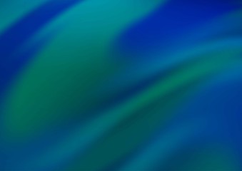 Dark BLUE vector blurred bright background. Modern geometrical abstract illustration with gradient. The best blurred design for your business.