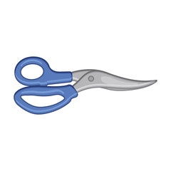 Scissor vector icon.Cartoon vector icon isolated on white background scissor.